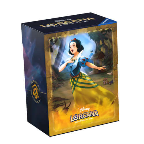 Lorcana Speciale Ursula's Return Deck Box met Snow White.