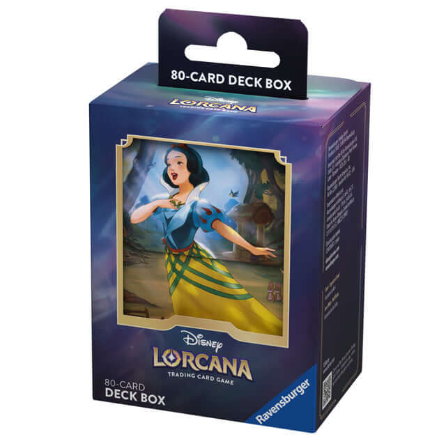 Lorcana Speciale Ursula's Return Deck Box met Snow White.