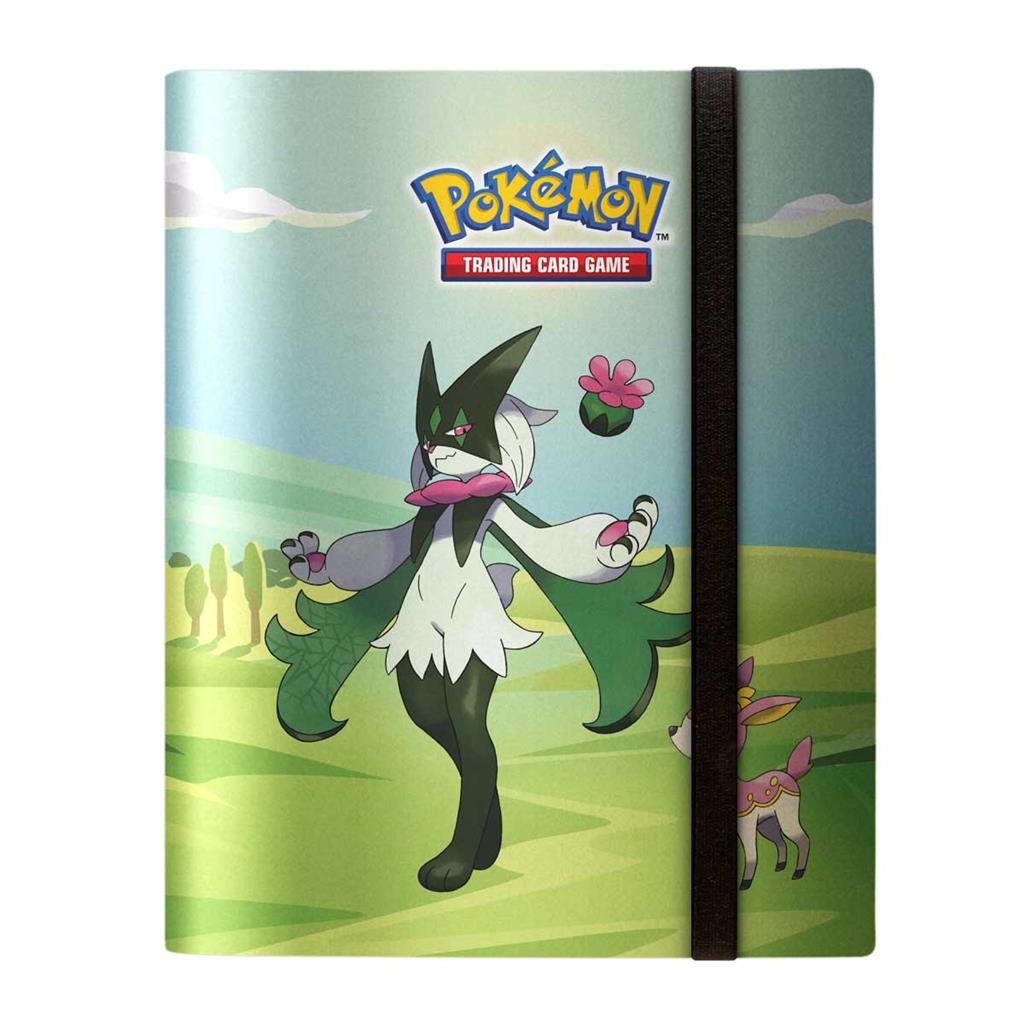 Pokémon 9-Pocket PRO-Binders for Pokémon feature a vibrant, full-art cover and includes an elastic strap closure. Side-loading pockets and low-friction material help keep cards in place. Safely stores up to 360 cards in archival-safe, acid-free, non-PVC p