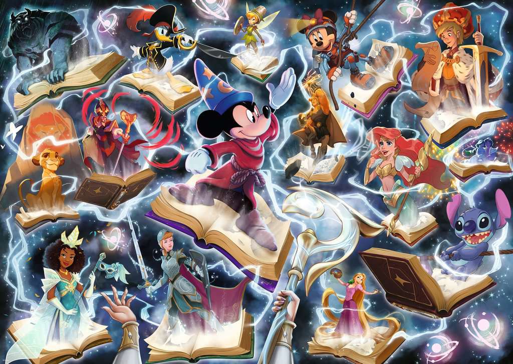 Disney Lorcana - Lueur d'un autre monde Puzzle - Acier (1000 pièces)