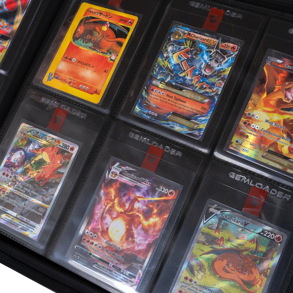 Gemloader Premium Semi Rigid Card Holder Binder (168 Pockets) - Zwart