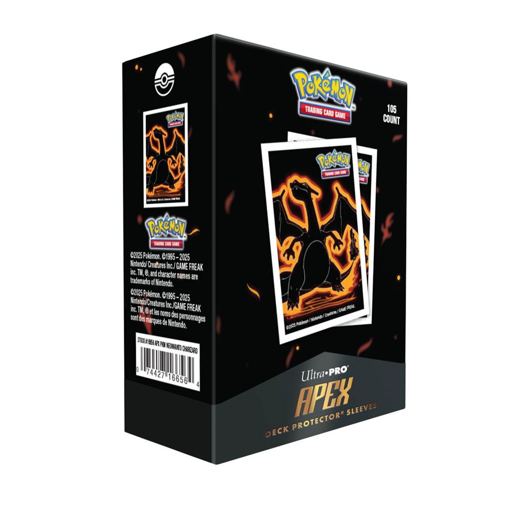 Ultra Pro - Neon Kanto APEX Deck Protector Sleeves Charizard (105 Stück)