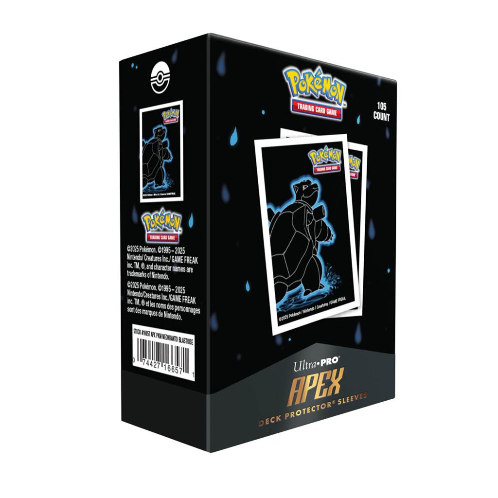 Ultra Pro – Neon Kanto APEX Deck Protector Sleeves Blastoise (105 Stück)