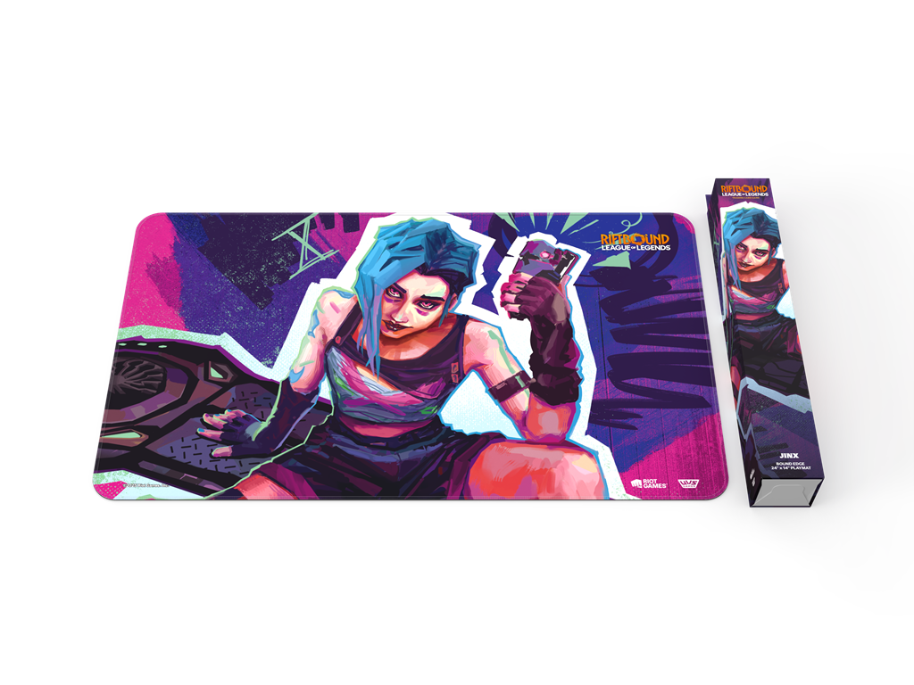 Riftbound : TCG League of Legends - Tapis de jeu Origins Jinx