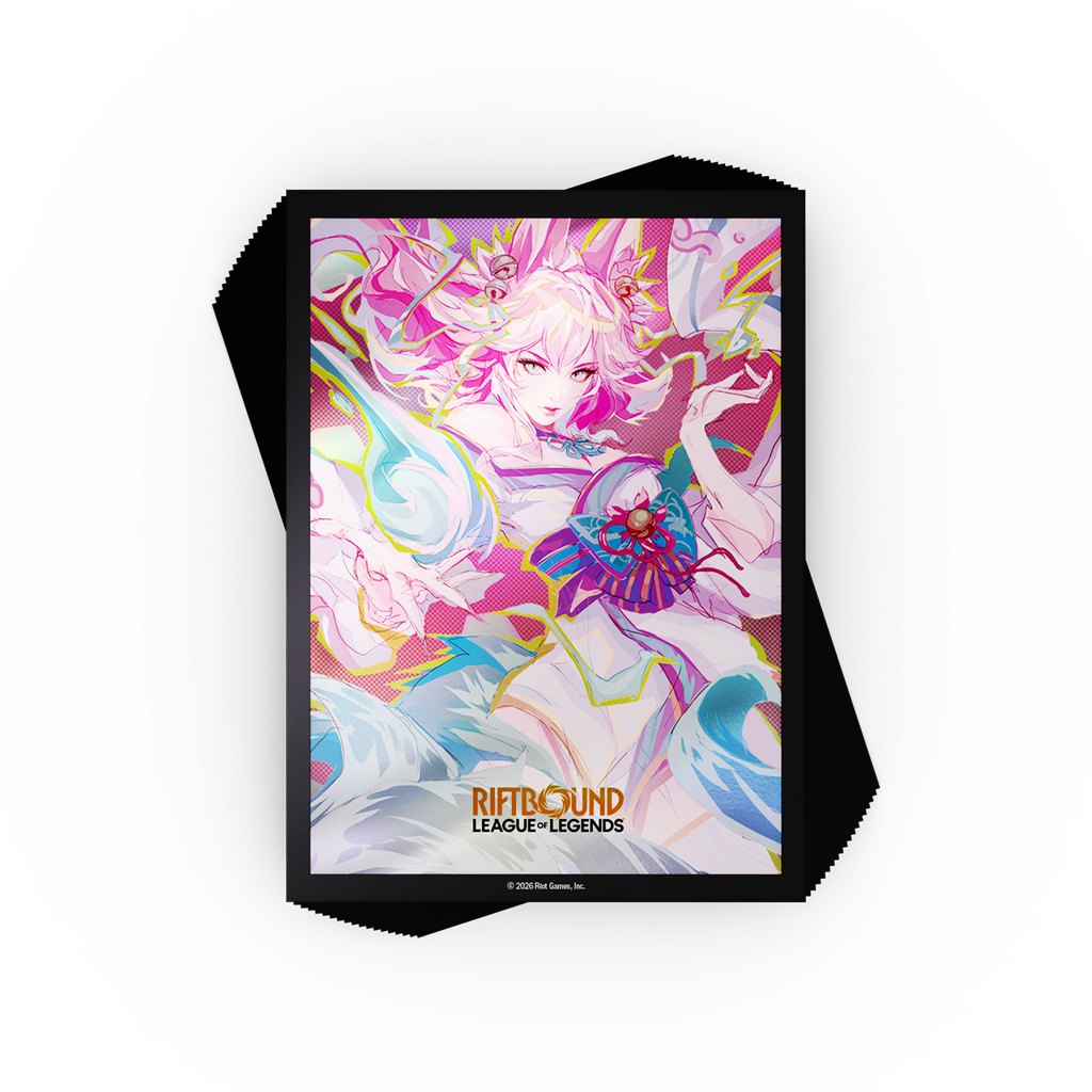 Riftbound TCG - Spiritforged - Spirit Blossom Ahri Sleeves (100 Sleeves)
