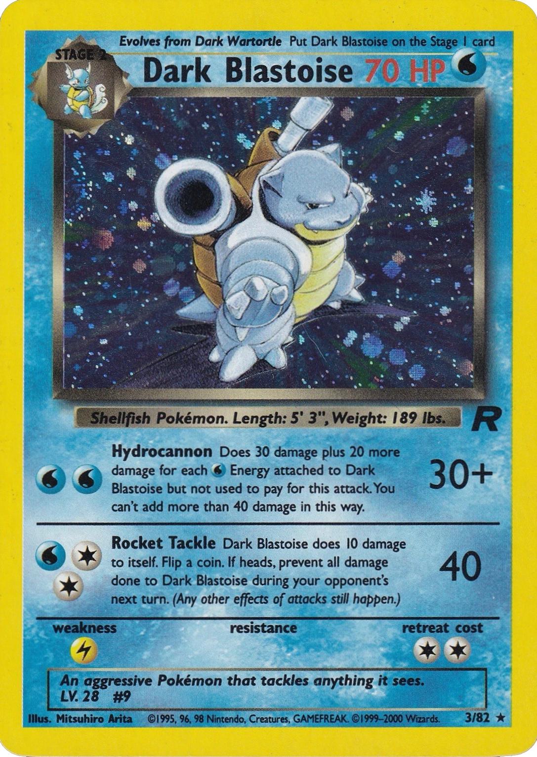 Dark Blastoise - Team Rocket - 3/82