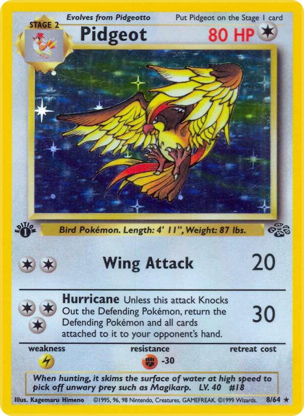 Pidgeot (1st Edition) - Jungle - 8/64