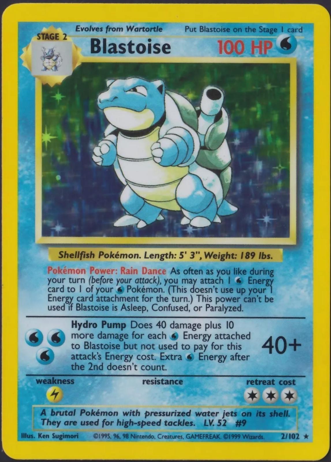 Blastoise – Basisset – 2/102 (EXC)