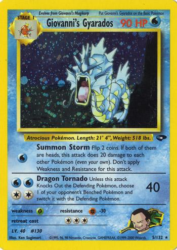 Giovanni's Gyarados - Gym Challenge - 5/132