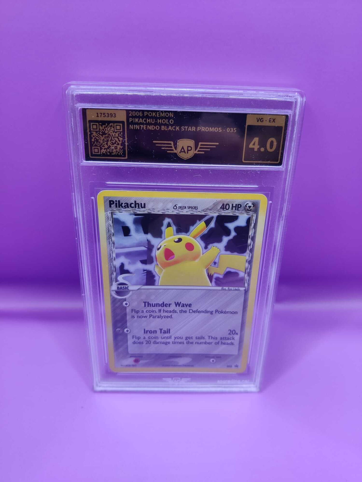 Singles Black Star PromoPikachu0035AP Grading 4.0