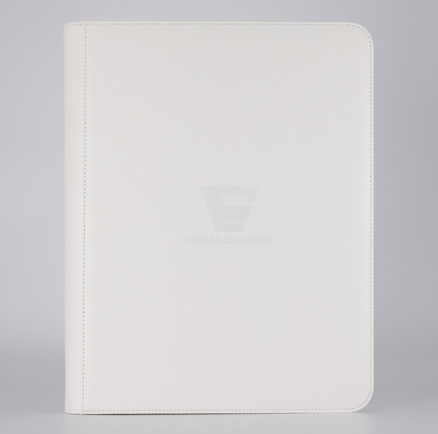 Gemloader Premium 3”X4” Toploader Binder (216 Pockets) - Wit