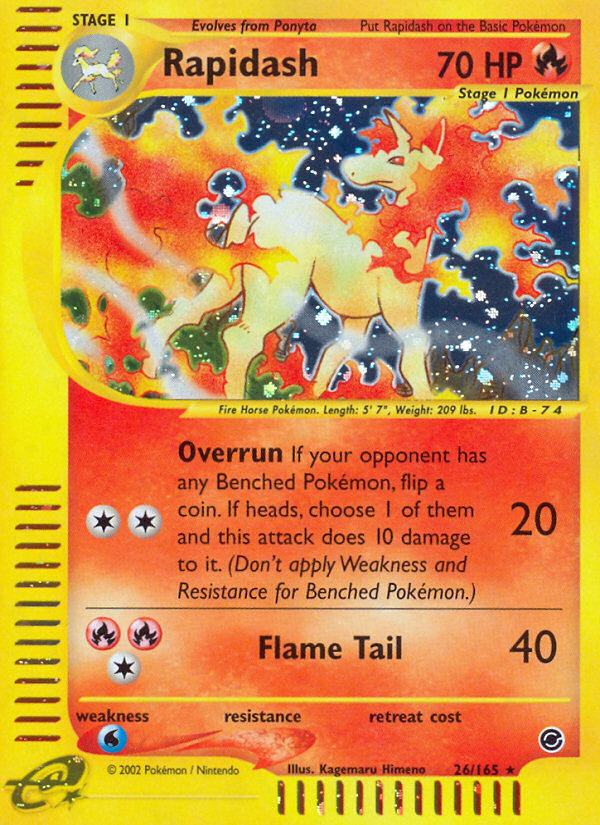 Rapidash - Expedition Base Set - 26/165