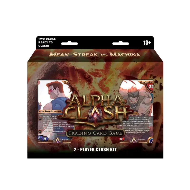 UITVERKOOP Clashgrounds features a new playzone & game mechanic, new art style, support for the Harbinger affiliation, and much more! With 150x new cards to acquire, fans of the Alpha Clash TCG will not want to miss out on this epic set! Clashgrounds feat