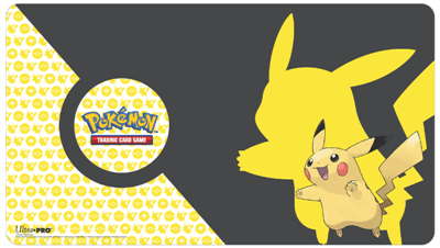 Pokémon Playmat with premium fabric top to prevent damage to cards during game play. Dimensions are approximately 24" X 13-1/2". Rubber backing lets the playmat lay flat and prevents the mat from shifting during use.