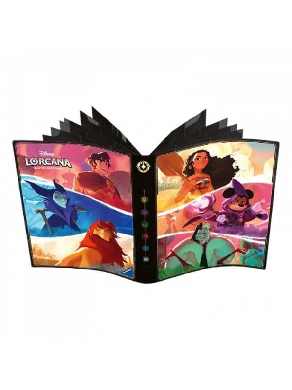 Lorcana Een 4-pocket portfolio van Ravensburger voor Disney Lorcana.