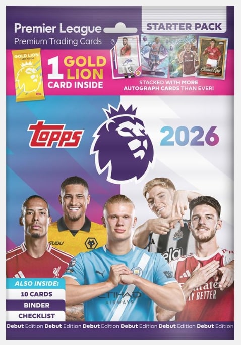 Premier League 2025/26 Trading Cards Starter Pack