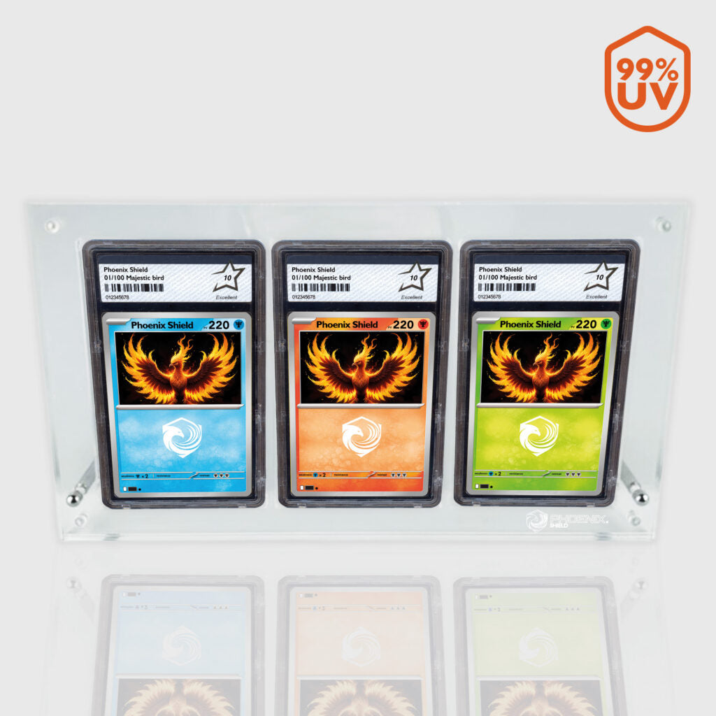 Phoenix 3 fentes acryliques pour cartes de classification PCA