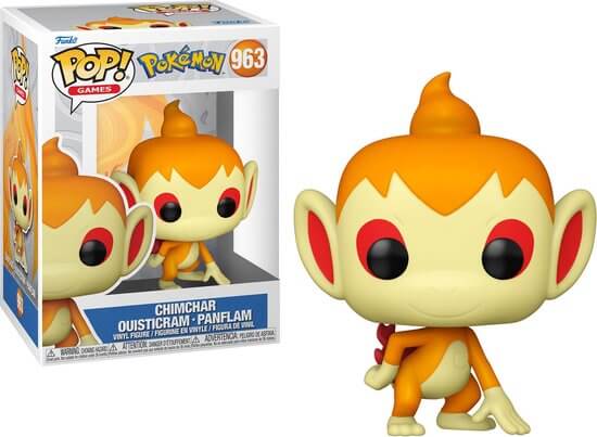 Pokémon Dit is Chimchar van Pokémon als Funko Pop. Deze figuur is ongeveer 9 CM groot en komt in een vensterverpakking.