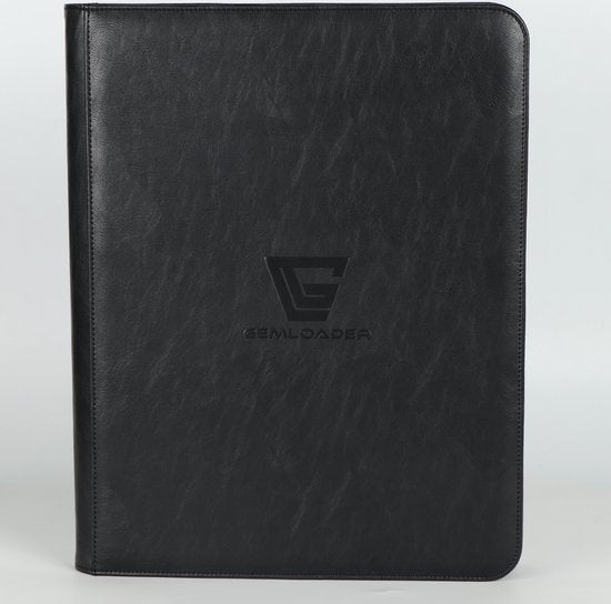 Gemloader Premium 3"X4" Top Loader Binder (216 Taschen) - Schwarz