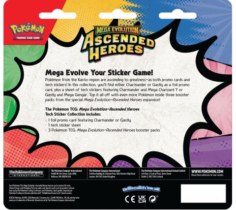 Pokémon Ascended Heroes Tech Sticker Blister