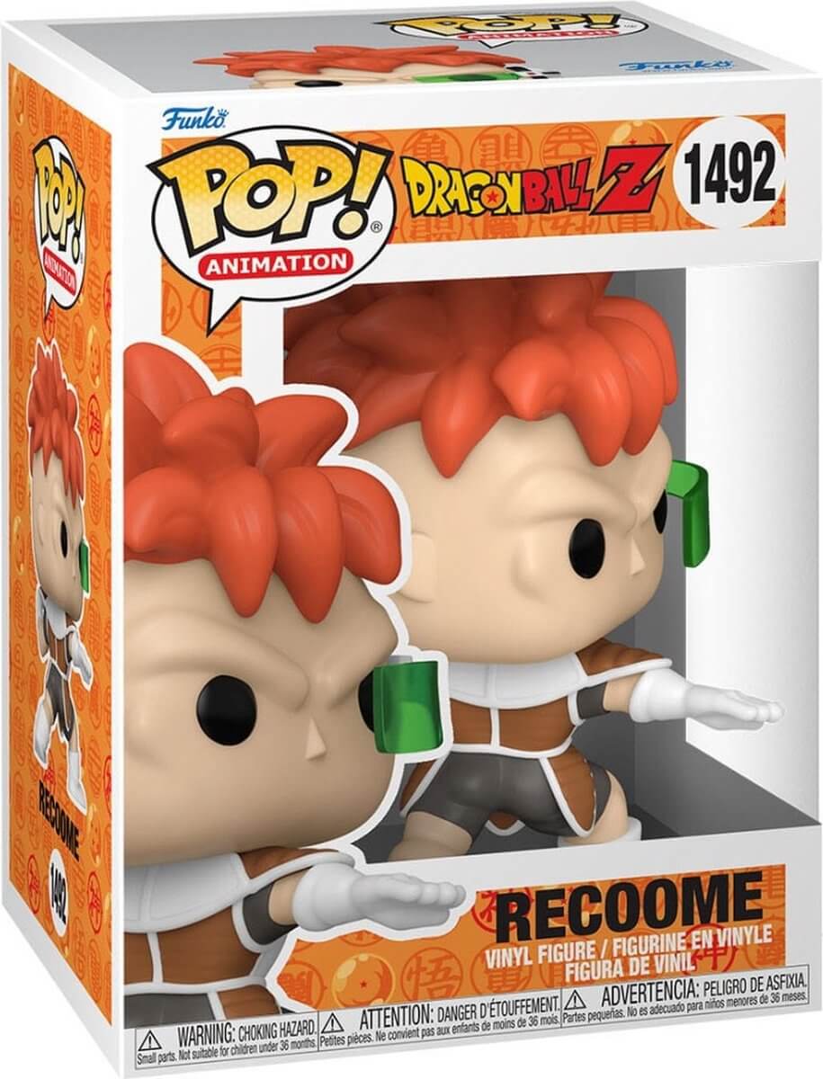 Dragon Ball Funko Pop! van Recoome uit Dragonball Z.De figure is gemaakt van pvc, ongeveer 9 cm groot en komt in kleurrijke display verpakking. Komt uit de Ginyu Force reeks. De Ginyu Force is een legendarische groep huurlingen in het Dragon Ball-universu