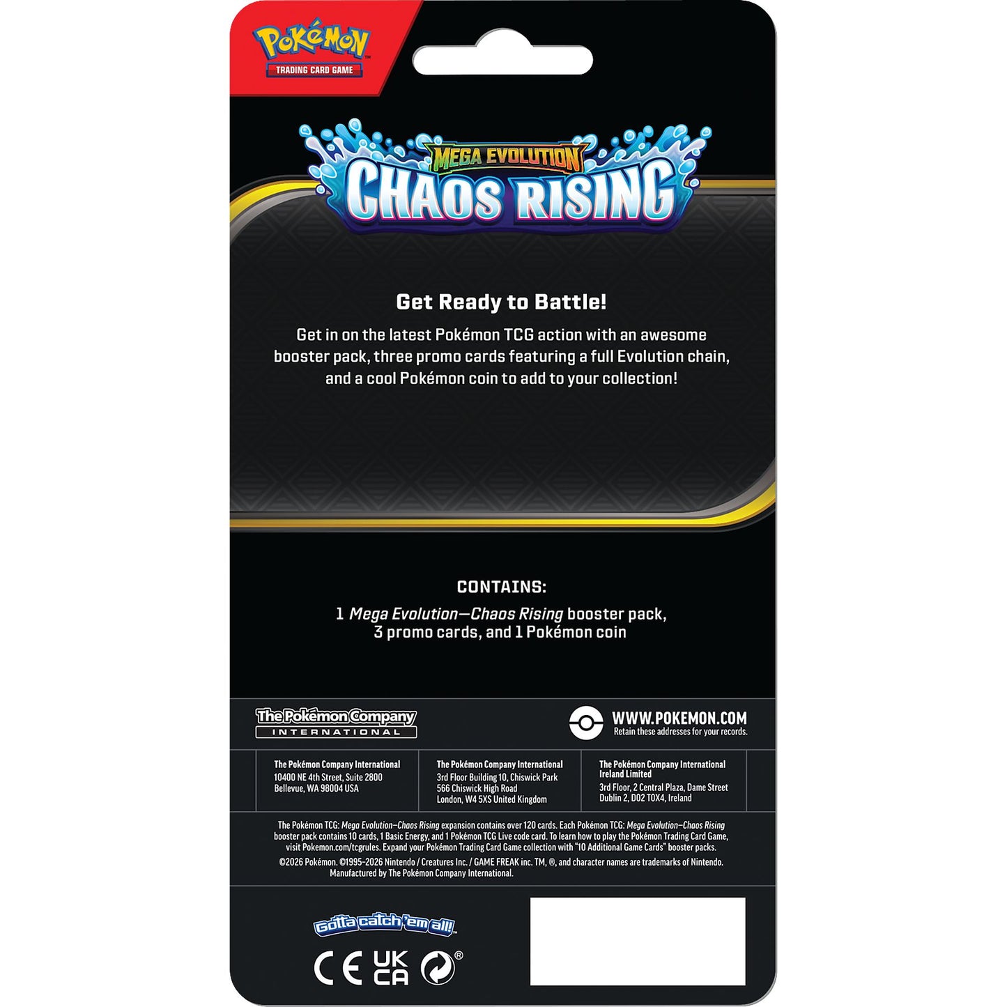 Pokémon ME04 Chaos Rising Premium Checklane Blister
