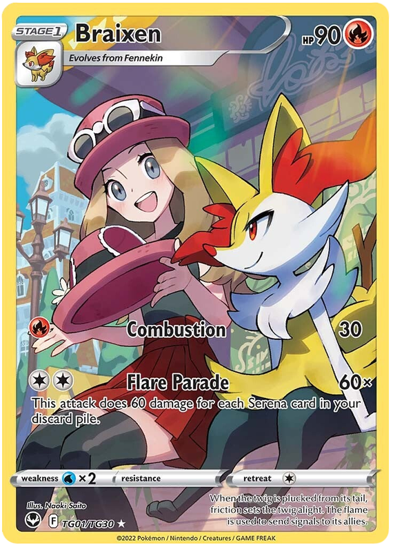 Braixen - Silver Tempest - TG01/TG30