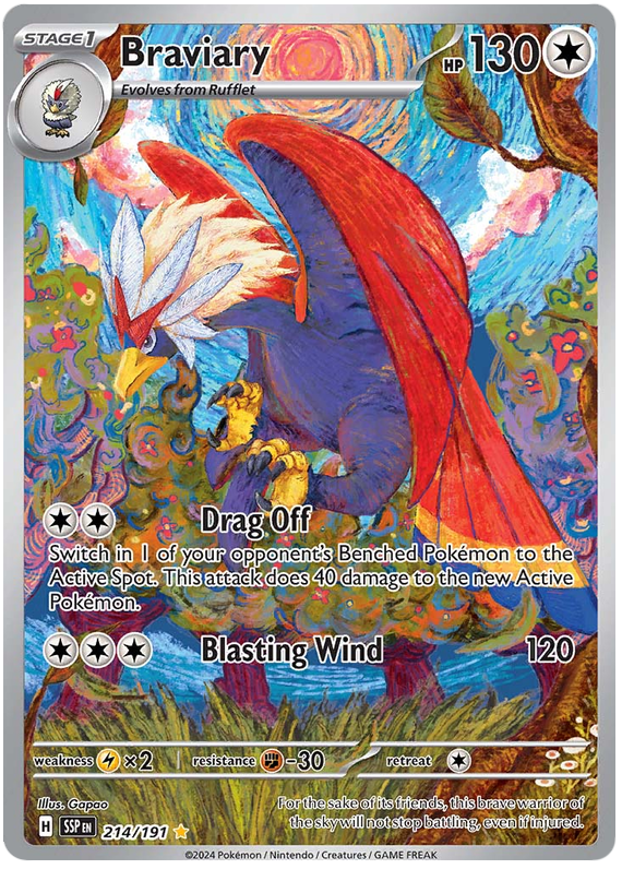 Braviary - Surging Sparks - 214/250