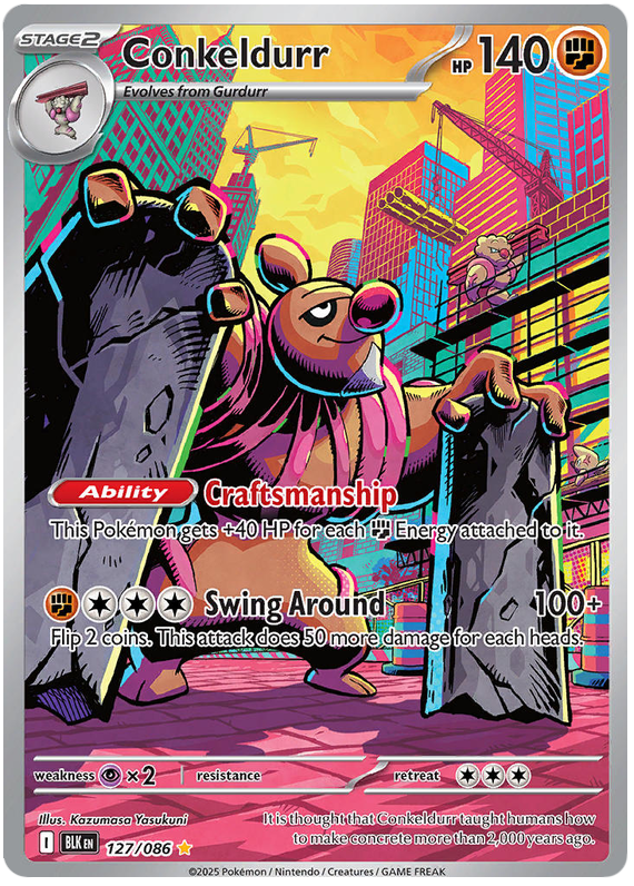 Conkeldurr - Black Bolt - 127/086