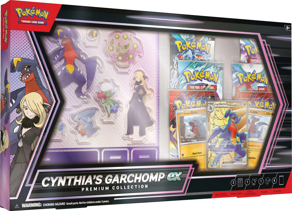 Pokémon Cynthia en Garchomp – De Kracht van een Kampioen! Cynthia, de onverslagen Kampioen van de Sinnoh-regio, behoort tot de sterkste Pokémon-trainers ter wereld. Aan haar zijde staat vanaf het begin haar trouwe Garchomp – samen vormen ze een legendaris