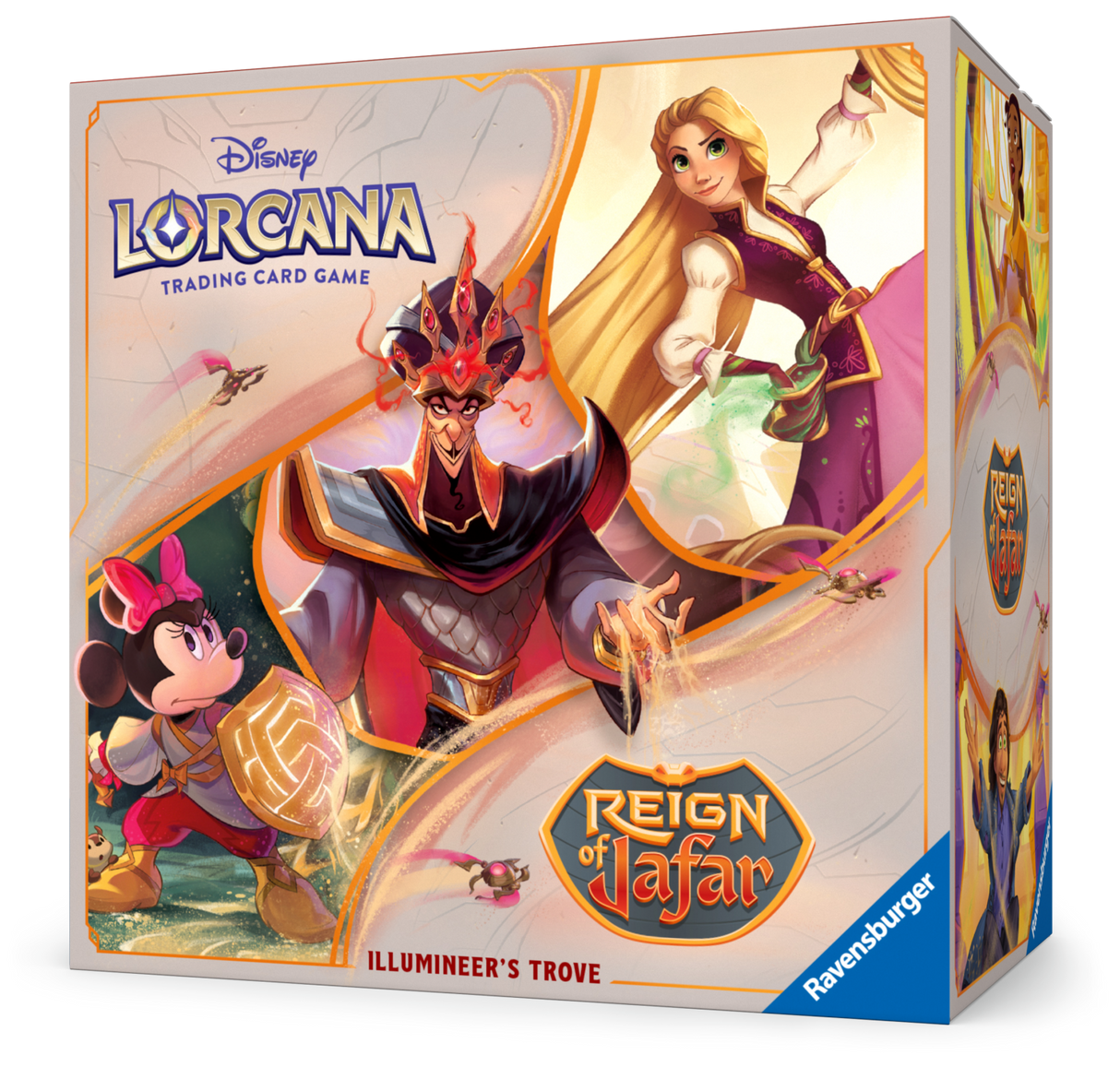 Lorcana Lorcana TCG Reign of Jafar Illumineer's Trove - Ontdek de magie en verzamel de kracht! Beleef de magie van Disney Lorcana op een geheel nieuwe manier met de Reign of Jafar Illumineer's Trove! Deze exclusieve verzameldoos is de ultieme aanvulling v