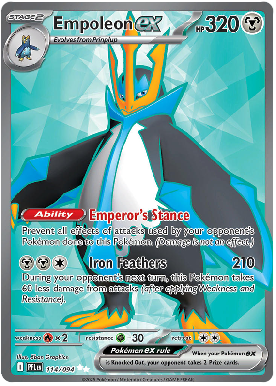Empoleon ex - Phantasmal Flames - 114/094