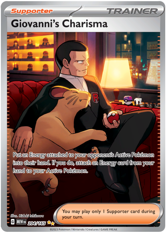 Giovanni's Charisma - Scarlet & Violet 151 - 204/165