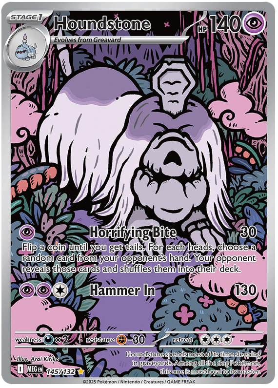 Houndstone - Mega Evolution - 145/132