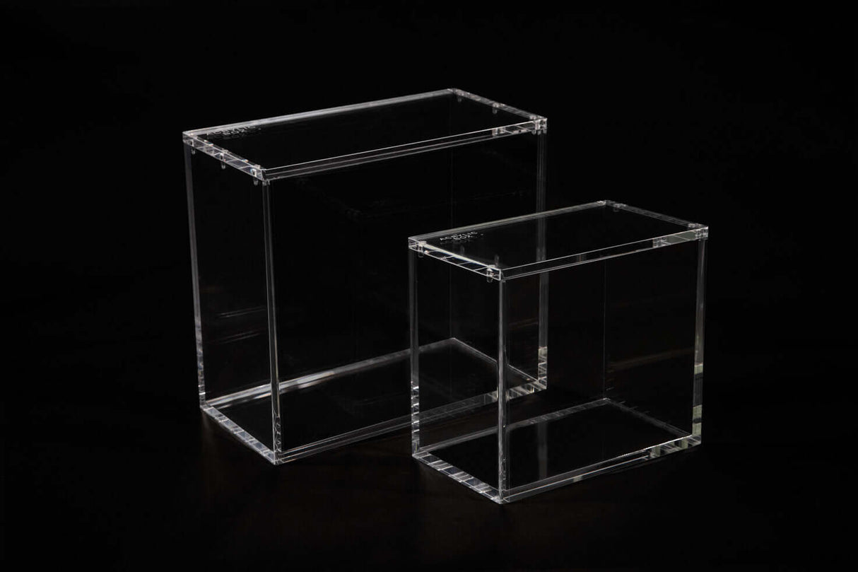 Accessoires De reguliere markt bevat 5MM en 8MM acryl producten.De acryldoos is de eerste die de dikte verandert in 6MM. Dit kleine detail opende de mogelijkheid voor ons om de sterke N52-magneten bovenop te plaatsen zonder de behuizing te kraken. Door ge