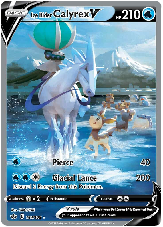 Ice Rider Calyrex V - Chilling Reign - 164/198