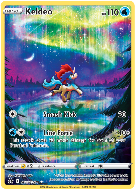 Keldeo - Crown Zenith - GG7/GG70