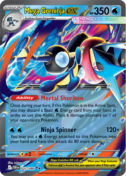 Pokemon Mega Greninja ex Premium Collection