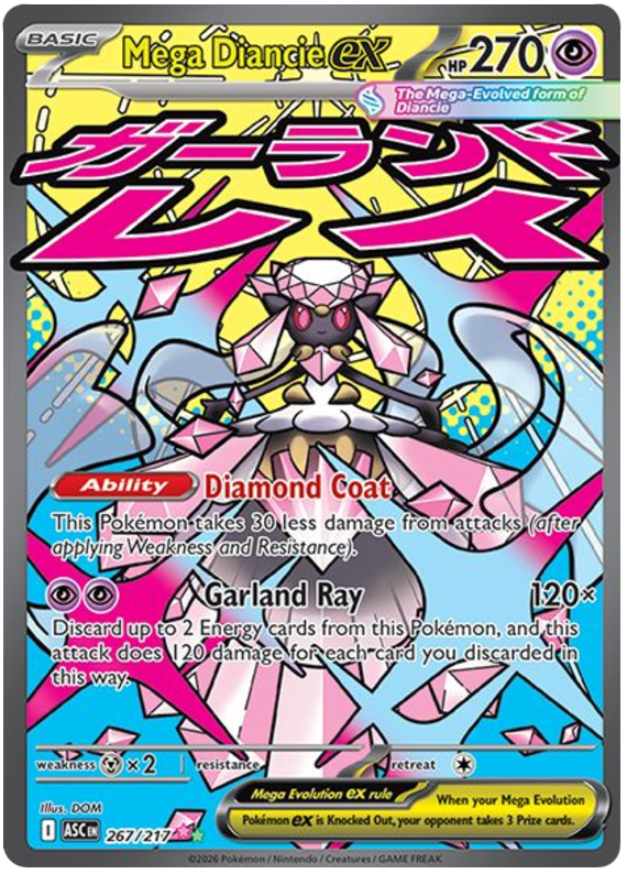 Mega Diancie ex - Ascended Heroes - 267/217