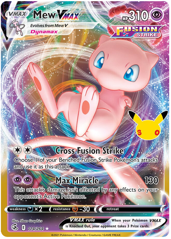 Mew VMAX - 30th Celebration - 114/264