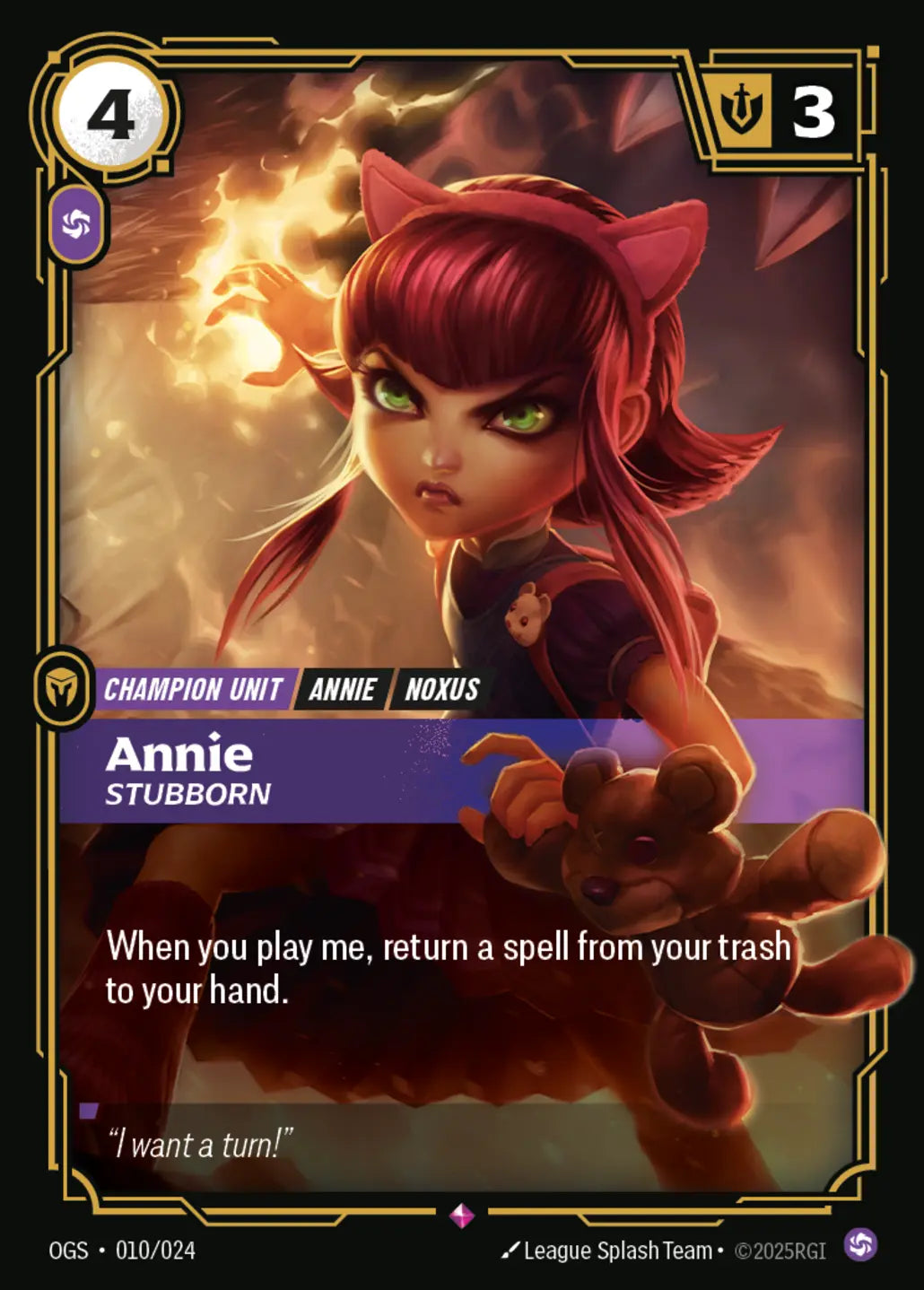 Annie, Stubborn (Promo) - Proving Grounds - OGS-010