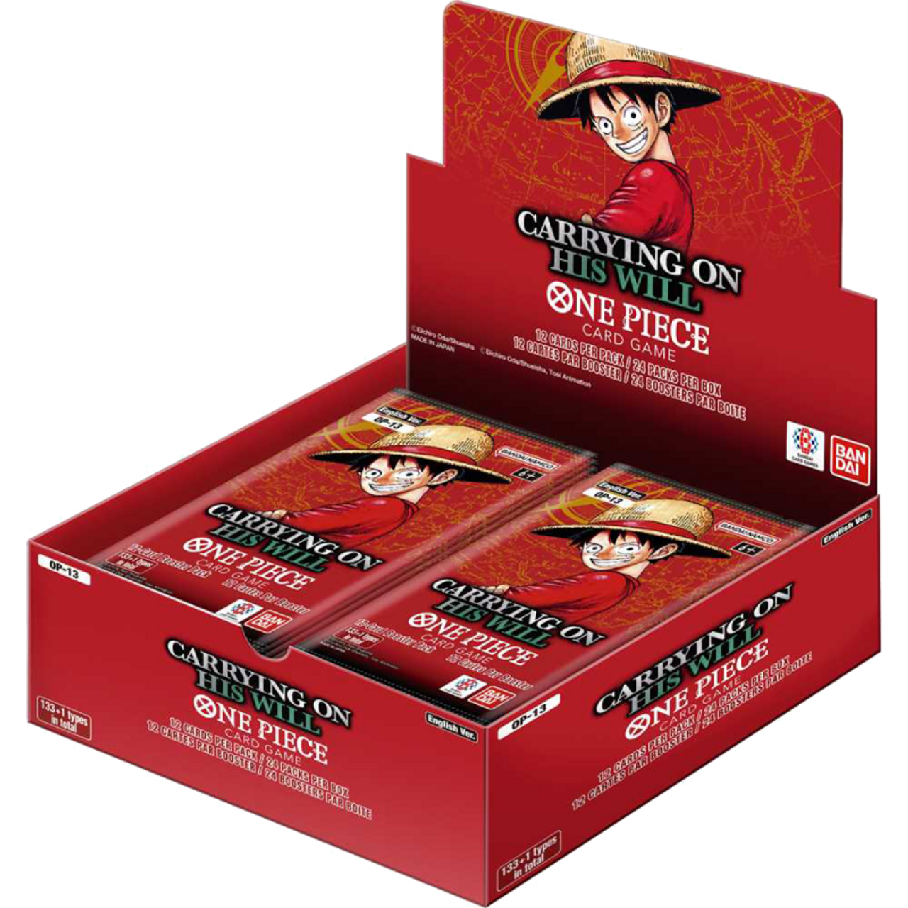 One Piece OP13 Carrying On His Will Booster Box