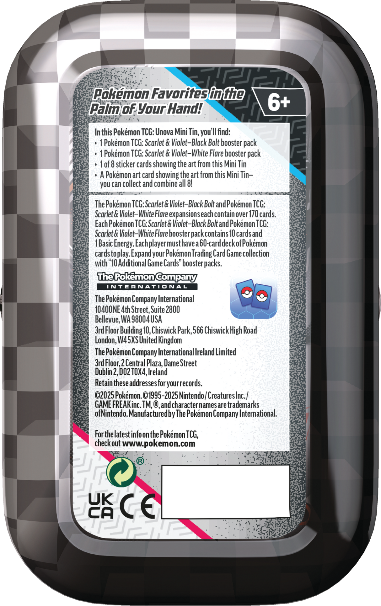 Pokémon Beleef een episch avontuur in de Unova-regio, waar legenden tot leven komen en eenheid centraal staat!Trek eropuit met vertrouwde gezichten zoals Snivy en laat hem evolueren tot de majestueuze Serperior ex. Ontdek de kracht van idealen met iconisc