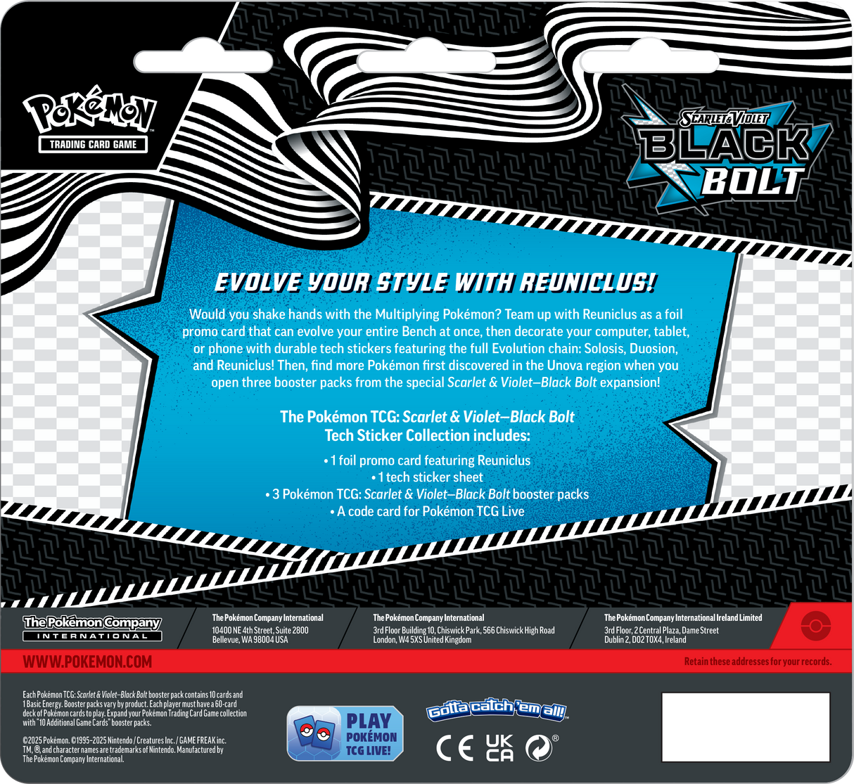 Pokémon Beleef een episch avontuur in de Unova-regio, waar legenden tot leven komen en eenheid centraal staat!Trek eropuit met vertrouwde gezichten zoals Snivy en laat hem evolueren tot de majestueuze Serperior ex. Ontdek de kracht van idealen met iconisc