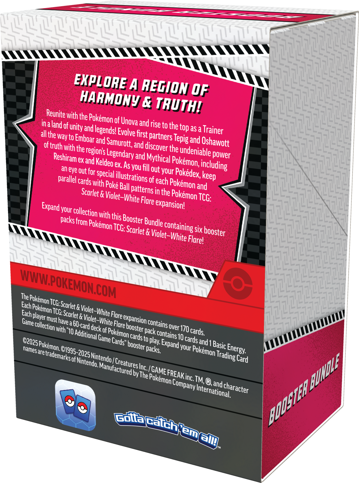 Pokémon Beleef een episch avontuur in de Unova-regio, waar legenden tot leven komen en eenheid centraal staat!Trek eropuit met vertrouwde gezichten zoals Snivy en laat hem evolueren tot de majestueuze Serperior ex. Ontdek de kracht van idealen met iconisc