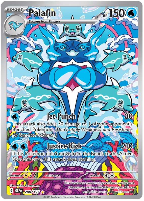 Palafin - Obsidian Flames - 200/197
