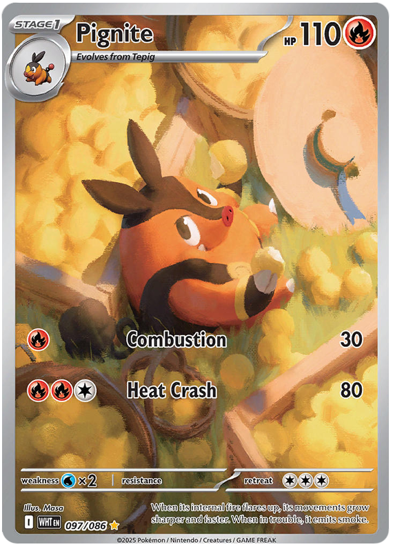 Pignite - White Flare - 097/086