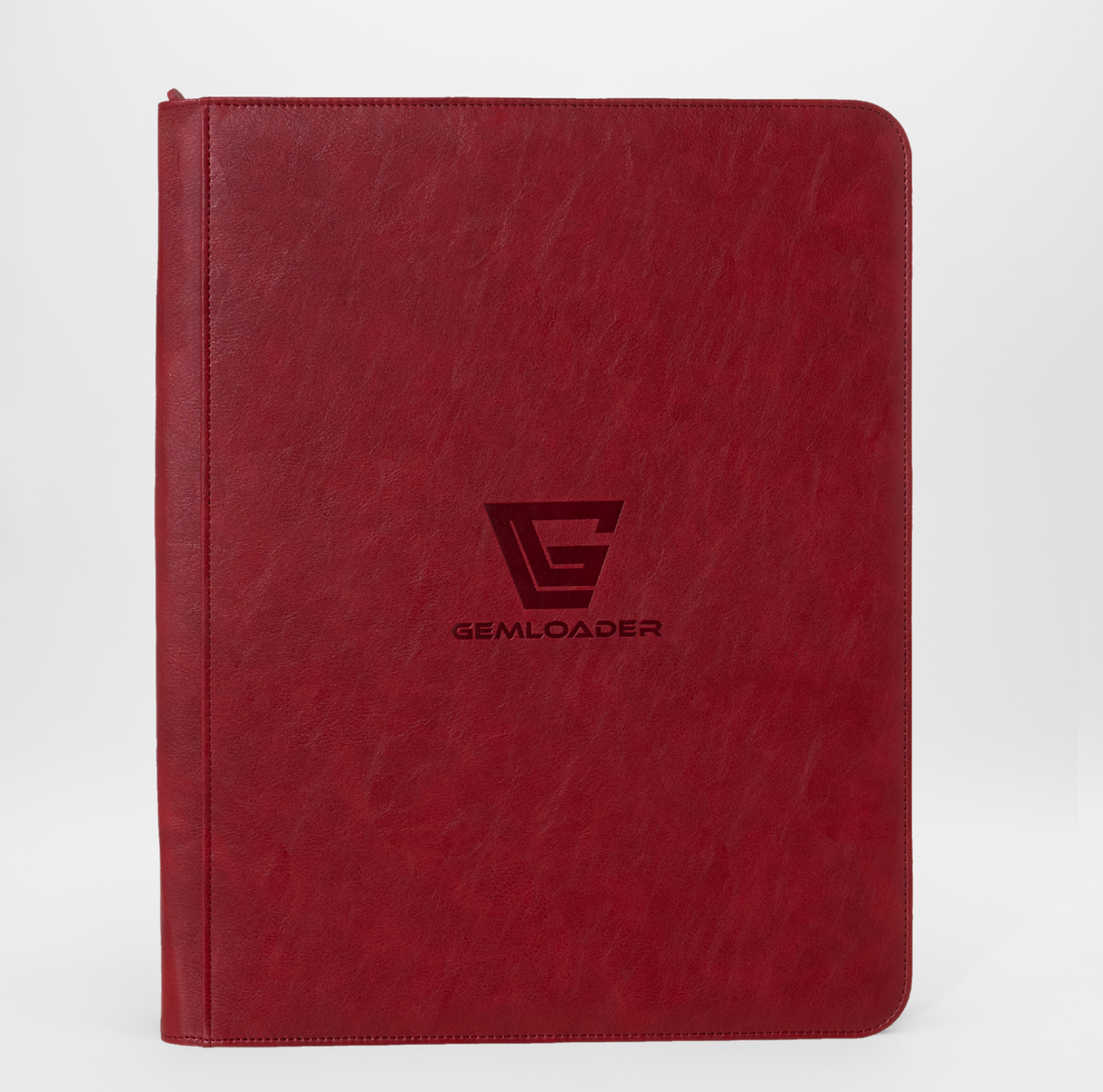 Gemloader Premium 3”X4” Toploader Binder (216 Pockets) - Rood