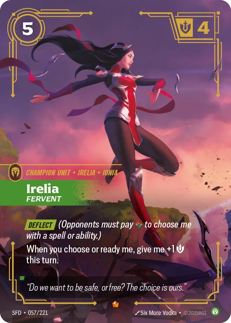 Irelia Fervent - Spiritforged (Promo) - SFD-057