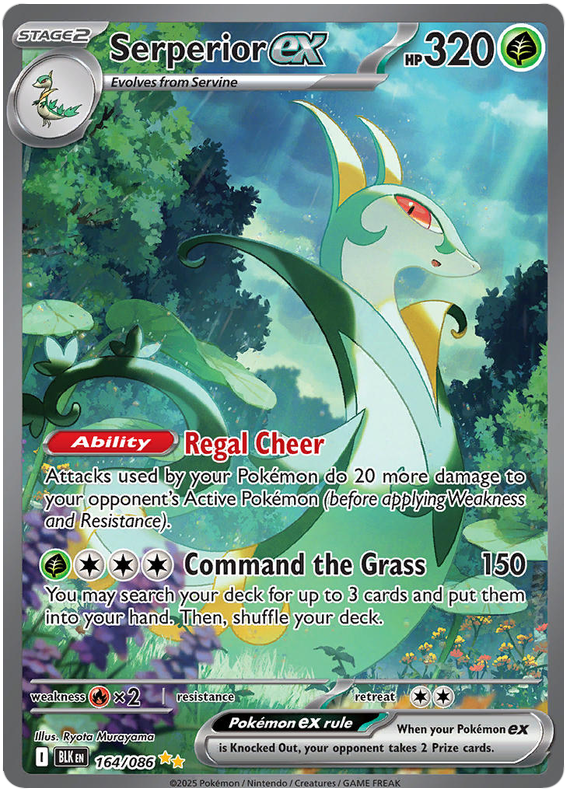 Serperior ex - Black Bolt - 164/086
